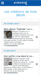 Mobile Screenshot of blogdescrapbooking.fr